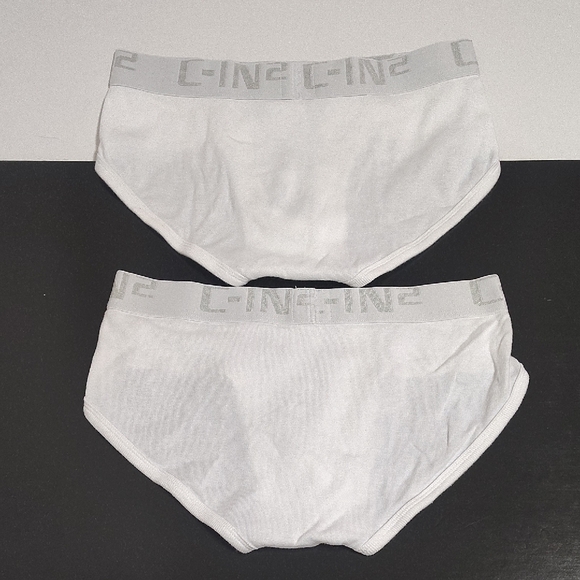 C-IN2 Core Men's White Briefs 2 Pairs Sz L - Picture 2 of 7